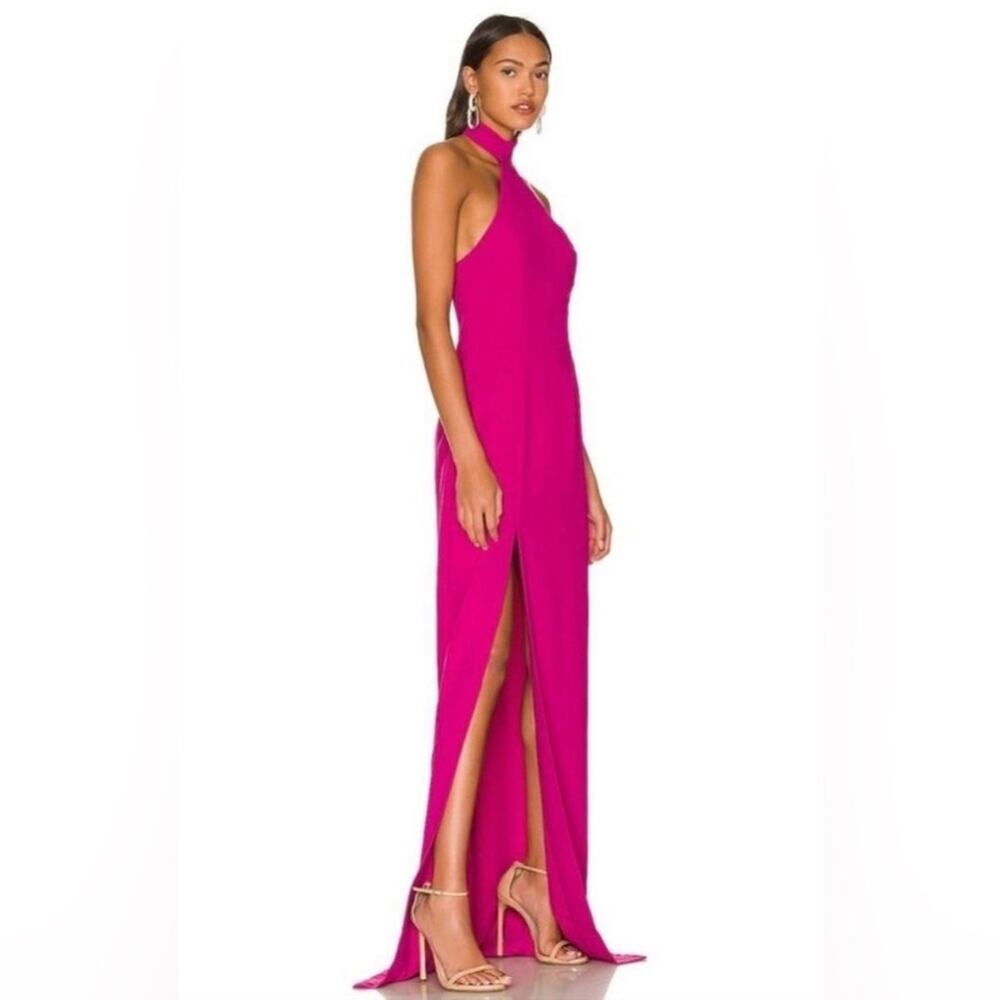 Amanda Uprichard Magenta Queen Maxi Gown - Picture 1 of 5